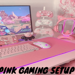 Cute Pink Gaming Setup Ideas