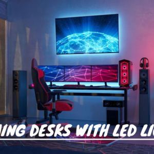 Gaming Desk with Led Lights