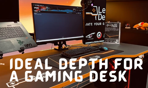 ideal depth for a gaming desk